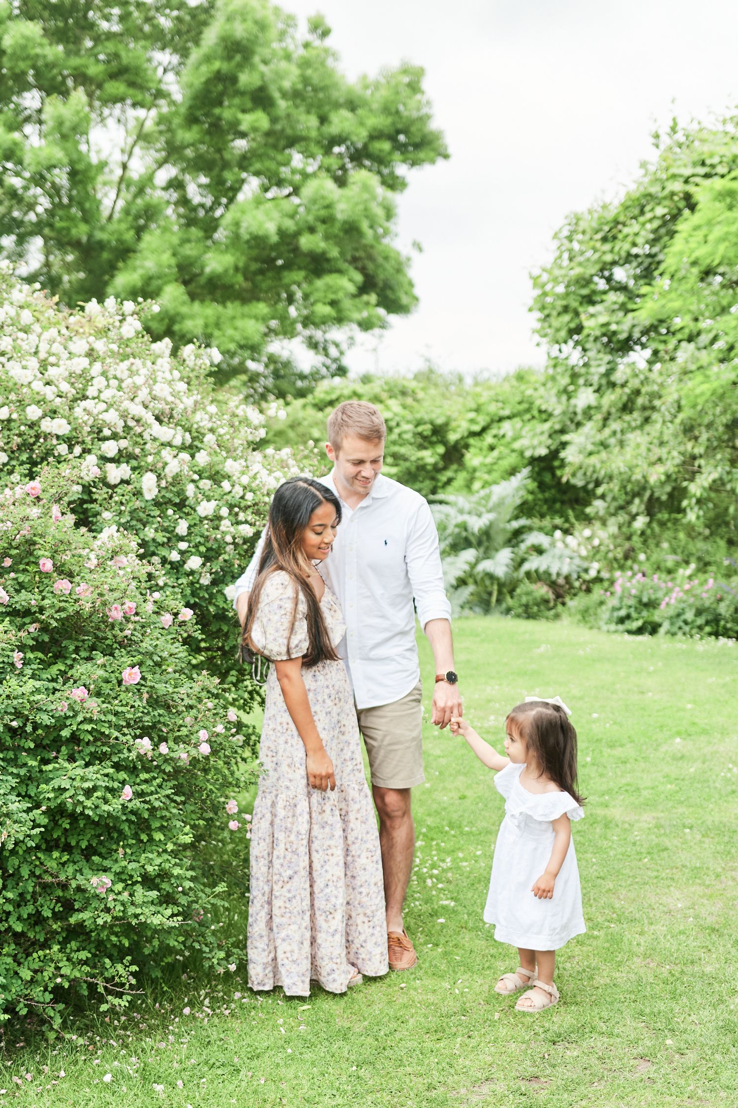 family photoshoot at Peter Beales rose garden in Norfolk. by Norwich's award winning family photographer Faye Amare