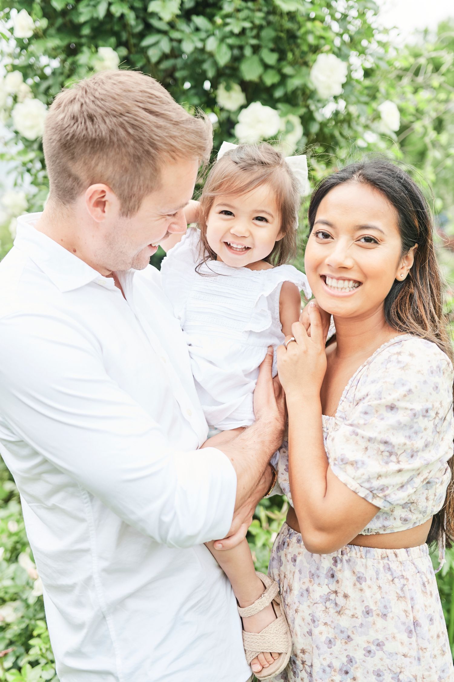 family photoshoot at Peter Beales rose garden in Norfolk. by Norwich's award winning family photographer Faye Amare